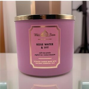 Bath & Body Works 3-Wick Candle- Rose Water & Ivy (14.5 oz)